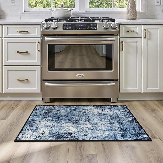 Rugflix 2x4 Entrance Rugs, Entry Rug Washable Non-Slip Stain-Resistant Low Pile - Image 2