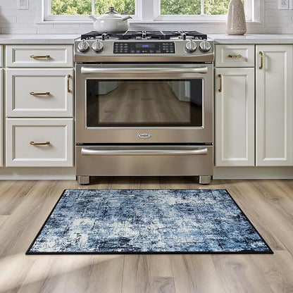 Rugflix 2x4 Entrance Rugs, Entry Rug Washable Non-Slip Stain-Resistant Low Pile - Image 2