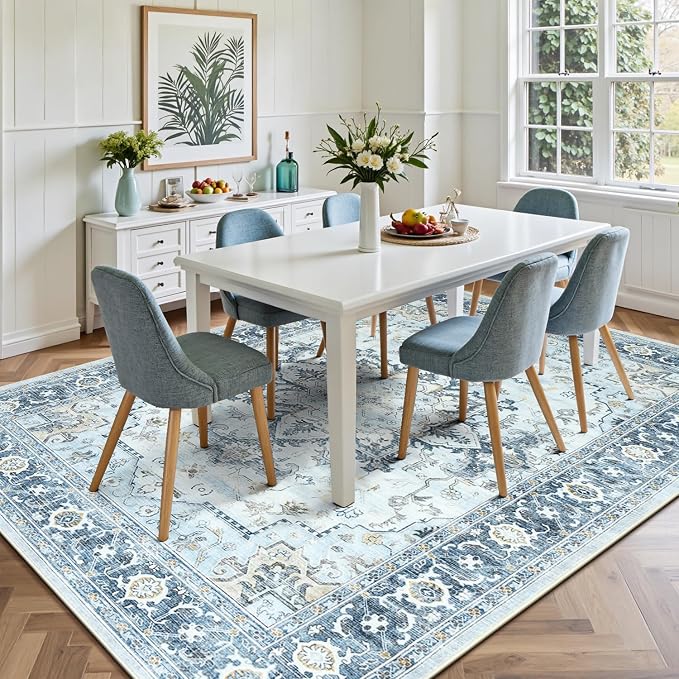 Lofus 8x10 Area Rugs for Living Room, Machine Washable Non-Slip Area Rug - Image 3