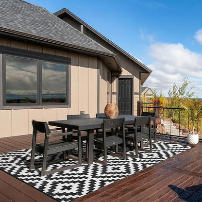 Outdoor Patio Plastic Straw Rug - Image 7
