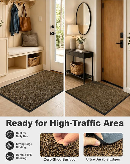 Mibao Super Absorbent Front Door Mat, Non-Slip Washable Indoor Doormats - Image 6
