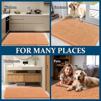 OLANLY Dog Door Mat for Muddy Paws 45x27, Absorbs Moisture and Dirt, Absorbent - Image 8