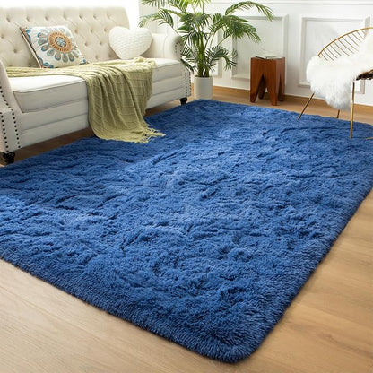 Andecor Soft Fluffy Bedroom Rugs Indoor Shaggy Plush Area Rug by Andecor