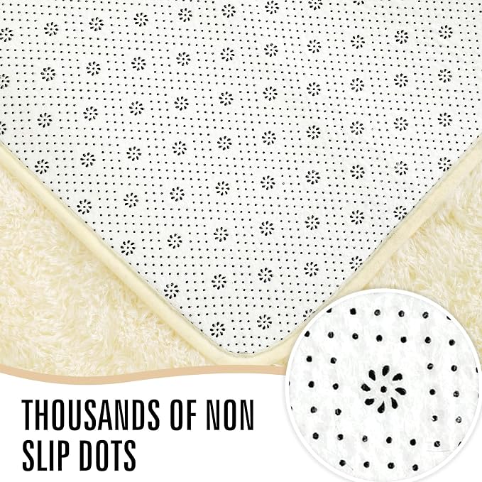 LOCHAS Ultra Soft Indoor Modern Area Rugs Fluffy Living Room Carpets - Image 5