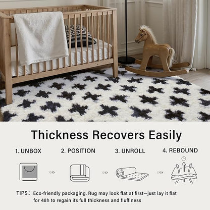 PureCozy Modern Rug 8x10 for Living Room - Image 5