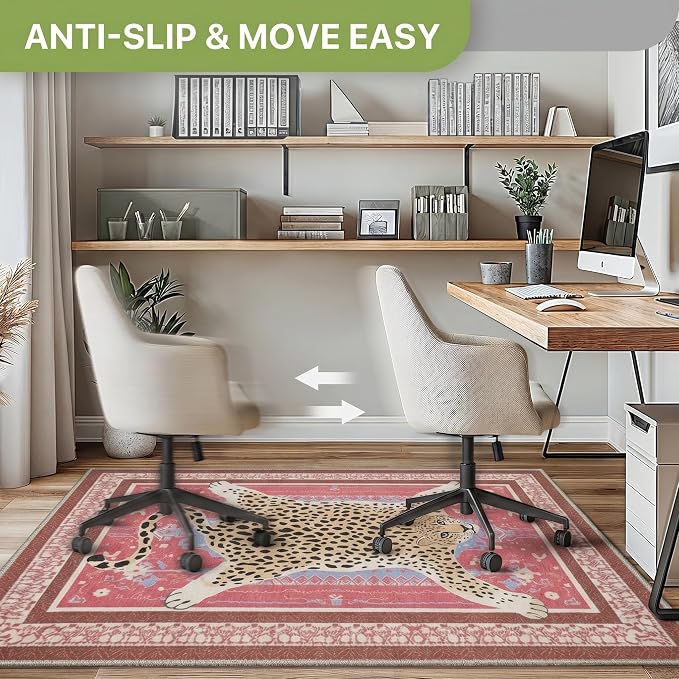 48"x72" Office Chair Mat for Hardwood Tile Floor, Under Desk Carpet Protector - Image 4