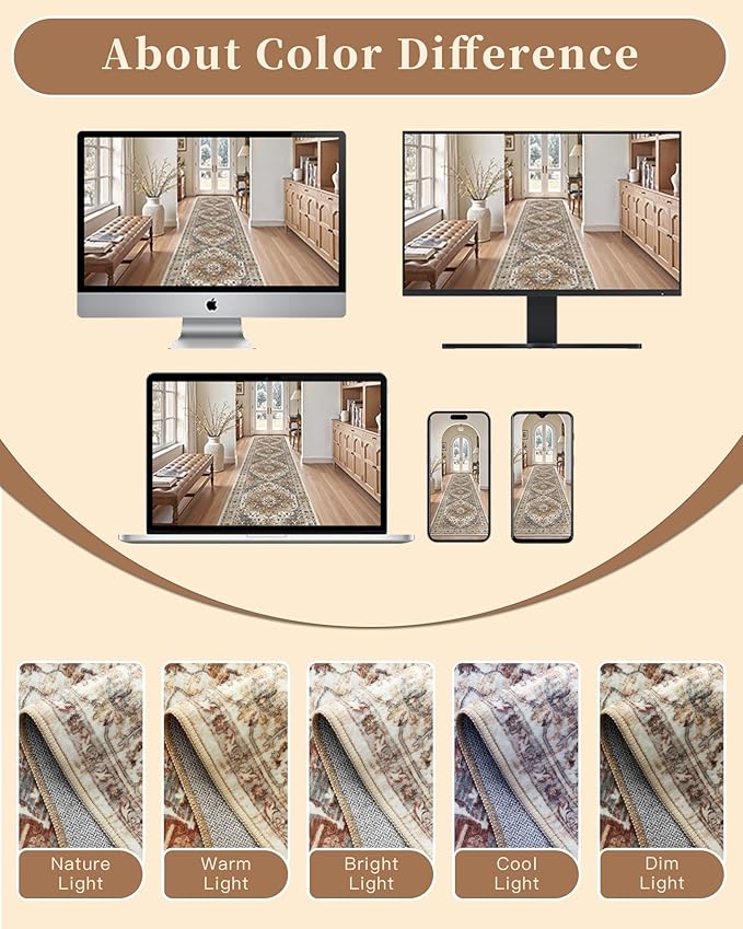 Madane Hallway Runner Rug 3x18 - Image 9