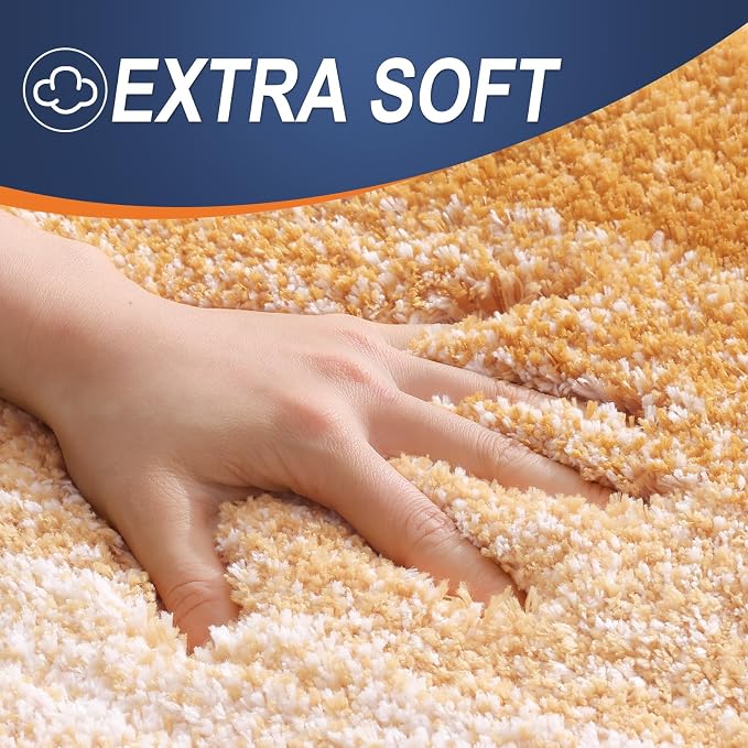 OLANLY Bathroom Rugs Mat 30x20, Extra Soft Absorbent Microfiber Bath Rugs - Image 3