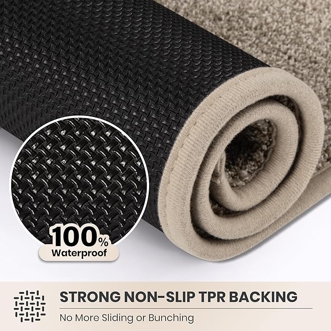 PURRUGS Dirt Trapping Door Mat 24" x 59", Non-Slip Machine Washable Entryway Rug - Image 5