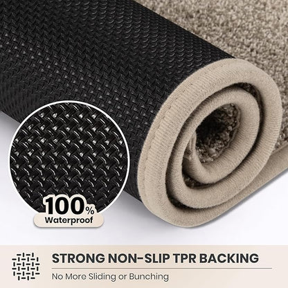 PURRUGS Dirt Trapping Door Mat 31.5" x 70", Non-Slip Machine Washable Entryway - Image 5