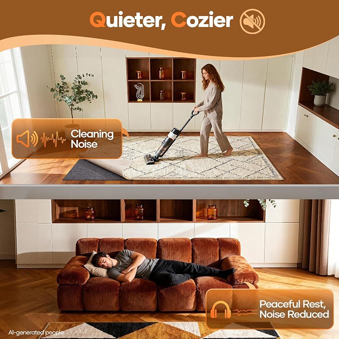 Veken Non Slip Cushioned Runner Rug Pad Gripper 2 x 8 Ft, Felt and Silicone - Image 9