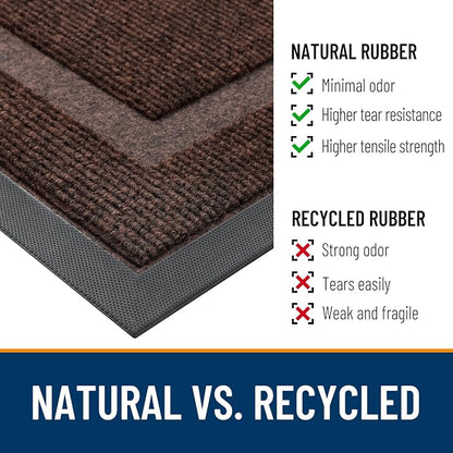 OLANLY Front Door Mat Indoor Outdoor Entrance, Waterproof All-Season, - Image 4