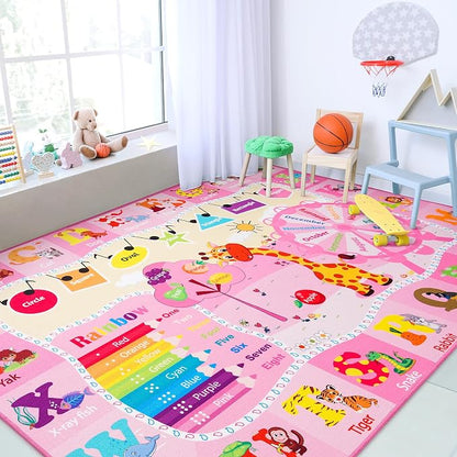 Chicrug Educational Kid Area Rug by ChicrugHomeDecor