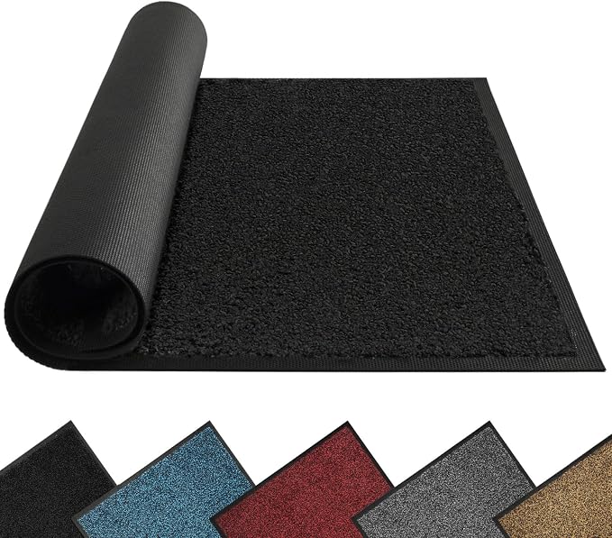 Mibao Super Absorbent Front Door Mat, Non-Slip Washable Indoor Doormats by Mibao
