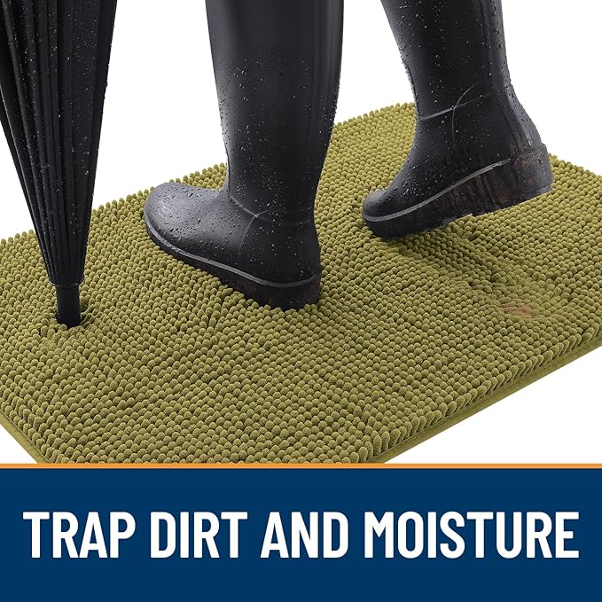 OLANLY Dog Door Mat for Muddy Paws 70x35, Absorbs Moisture and Dirt, Absorbent - Image 2