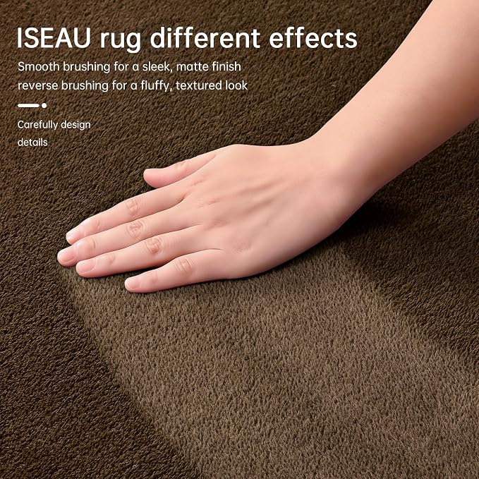 ISEAU 6x9 Rug for Living Room, Soft Memory Foam Carpet - Image 3