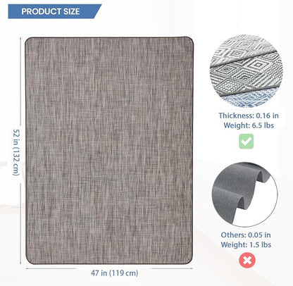 Chair Mat for Hardwood & Tile Floor, Anti Slip, Floor Protector for Home Office - Image 2