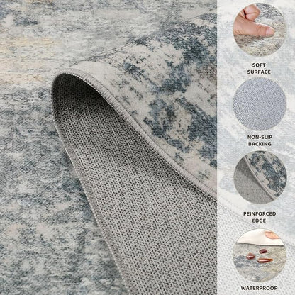 UERMEI 3x5 Area Rug Living Room Rugs - Image 8