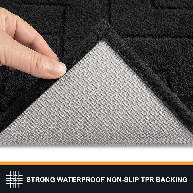 PURRUGS Dirt Trapping Door Mat 24" x 70", Non-Slip Machine Washable Entry Rug - Image 6