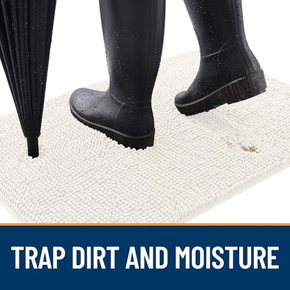 OLANLY Dog Door Mat for Muddy Paws 47x32, Absorbs Moisture and Dirt, Absorbent - Image 2
