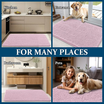 OLANLY Dog Door Mat for Muddy Paws 70x35, Absorbs Moisture and Dirt, Absorbent - Image 8