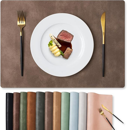 MOSAYT Vinyl Placemats Set of 6-12 X 17 Inch by MOSAYT
