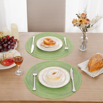 SHACOS Round Placemats Set of 6 - Image 6
