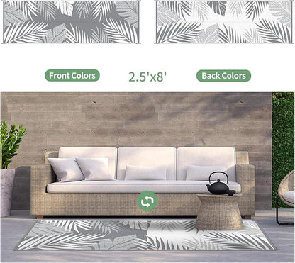 GENIMO Outdoor Rug 2.5' x 8' Waterproof - Image 2
