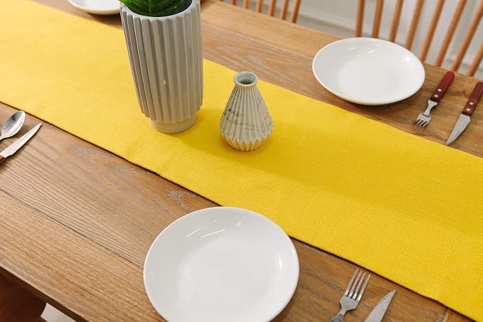 2 Piece Fabric in 1 Dining Table Runner 12 x 72 inches Christmas Living Room - Image 4