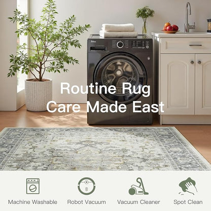 Lofus 6x9 Area Rugs for Living Room, Machine Washable Non-Slip Area Rug - Image 7