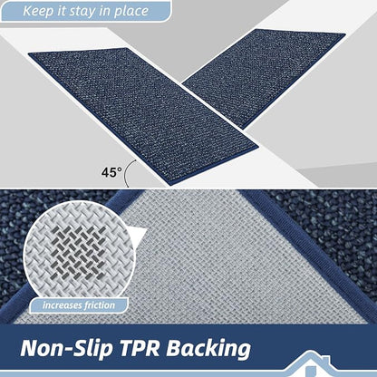 BEQHAUSE Dirt Trapper Door Mat 24" x 36", Non-Slip Washable Doormats Entrance - Image 6