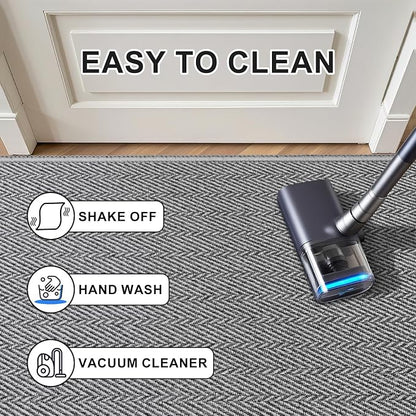 Ultra Thin Door Mat Indoor Entrance 36"x59", Low-Profile Indoor Door Mat - Image 7