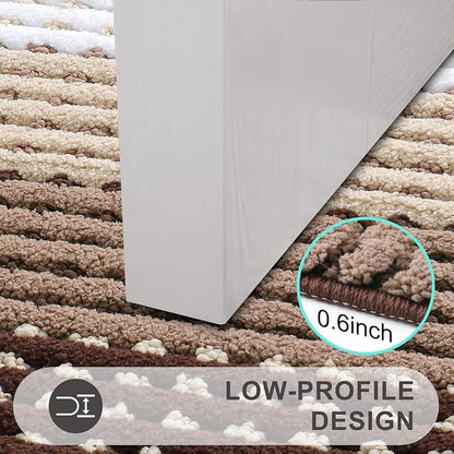 Kitinjoy Indoor Outdoor Door Mat, 32x20 Non-Slip Absorbent Dirt Trapper - Image 4