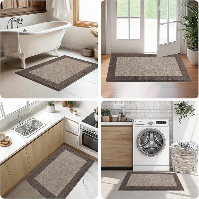 Machine Washable Kitchen Rug 32" x 72", Non Slip Indoor Door Rug, Absorbent - Image 6