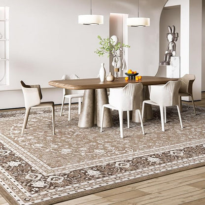 Lessymo 8 x 10 Area Rugs for Living Room, Machine Washable Area Rugs Boho Faux - Image 3
