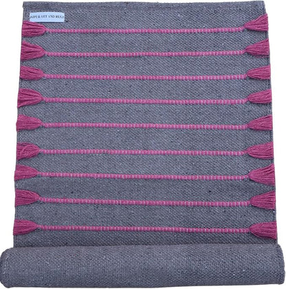 Jaipur art & Rugs Cotton Yoga Mat by JAIPURARTANDRUGS