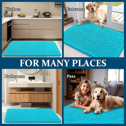 OLANLY Dog Door Mat for Muddy Paws 54x32, Absorbs Moisture and Dirt, Absorbent - Image 8