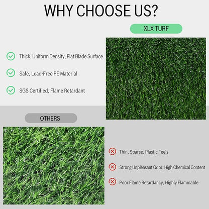 XLX TURF Green Artificial Grass Table Runner 12"x60" Golf Party Decorations | - Image 5
