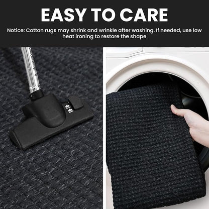 IOHOUZE Washable Runner Rug 2x8 Non Slip Rubber Backed Hallway Runner Entryway - Image 4
