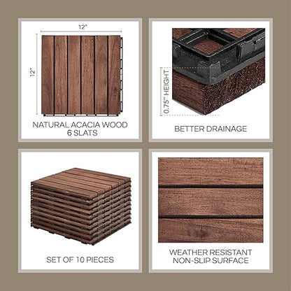 THYOI Premium Deck Tiles, Patio Flooring - Image 2