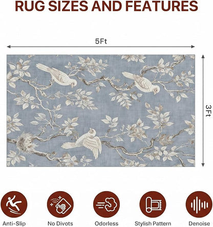 36"x60" Office Chair Mat for Hardwood Tile Floor, Under Desk Carpet Protector - Image 6