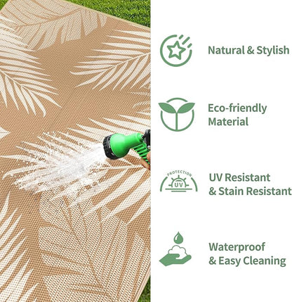 GENIMO Outdoor Rug 9' x 12' Waterproof - Image 6