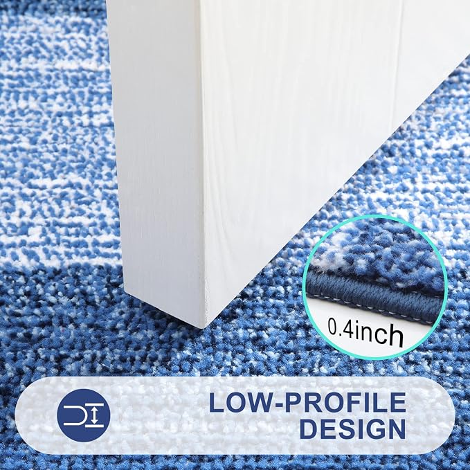 Kitinjoy Indoor Outdoor Door Mat, 44x24 Non-Slip Absorbent Dirt Trapper - Image 4