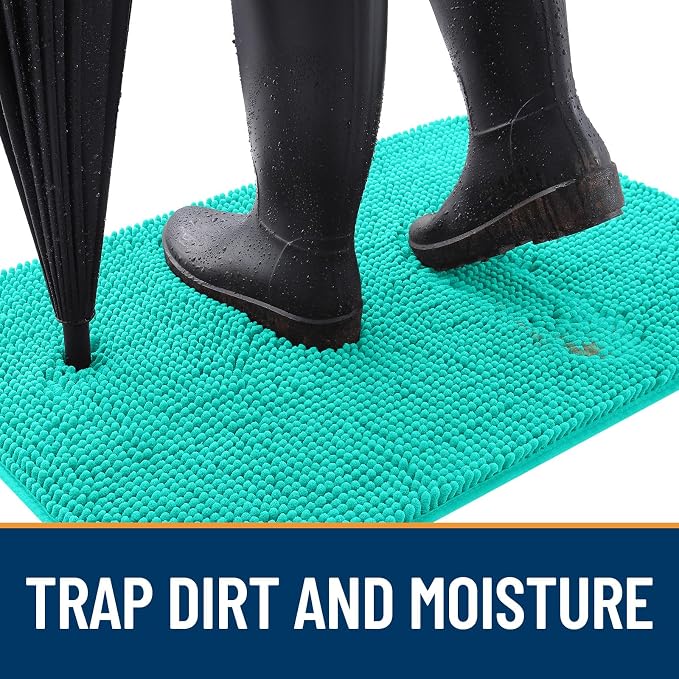 OLANLY Dog Door Mat for Muddy Paws 24x16, Absorbs Moisture and Dirt, Absorbent - Image 2