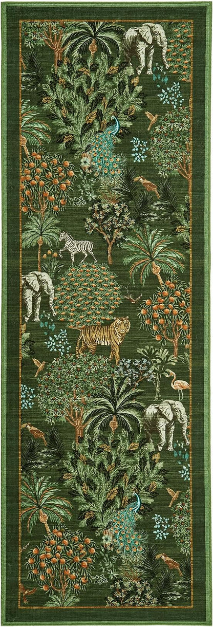 GarveeHome Jungle Rug 2x6 Kitchen Runner Rug Non Slip Washable Runners - Image 5