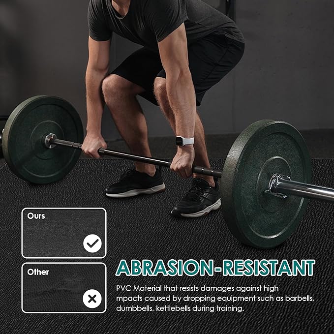 Large Exercise Mat, High-Density Gym Mats Cardio Mat - Image 5
