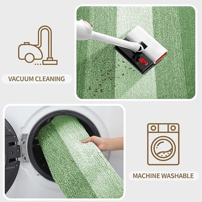 Kitinjoy Indoor Outdoor Door Mat, 44x32 Non-Slip Absorbent Dirt Trapper - Image 5