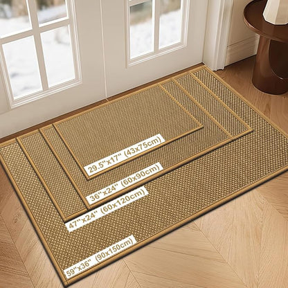 LEKEEPGO Door Mat 17"x29", Low-Profile Door Mat Indoor Entrance, Non Slip - Image 2