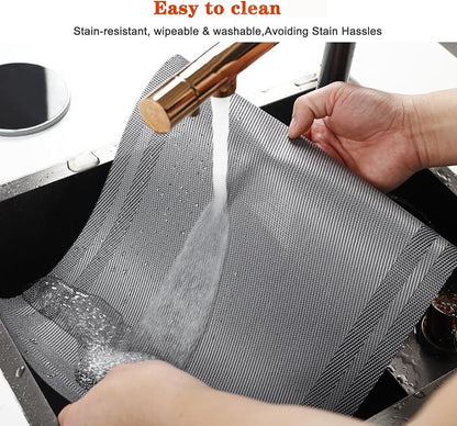 Placemats Set of 12, Vinyl PVC Heat Resistant Washable Placemats Set, Non Slip - Image 5