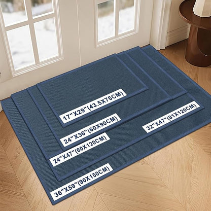LEKEEPGO Door Mat 24"x47", Non Slip Door Mat Indoor Entrance, Rubber Backing - Image 2